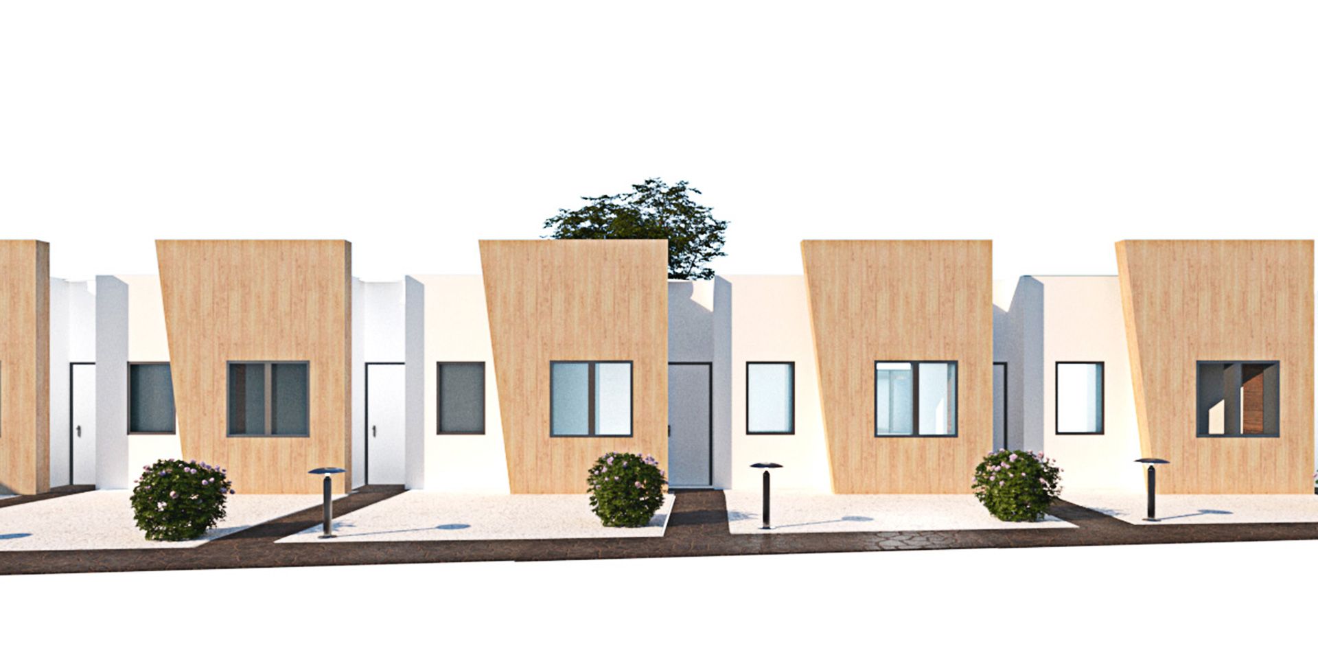 Centro residencial asistencial Alerre | fachada módulos