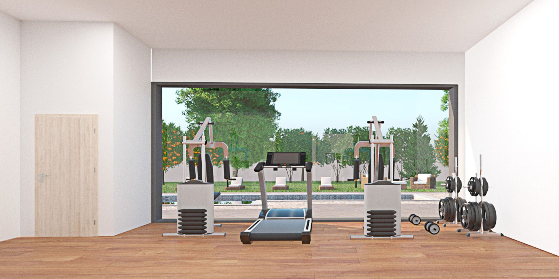 Centro residencial en Alerre | Gimnasio